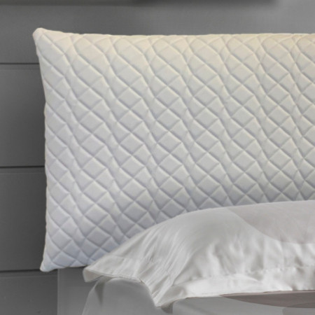 Letto fisso matrimoniale PENELOPE 160 rivestito in pelle sintetica Bianca compreso di Rete cm L160 P190 made in Italy