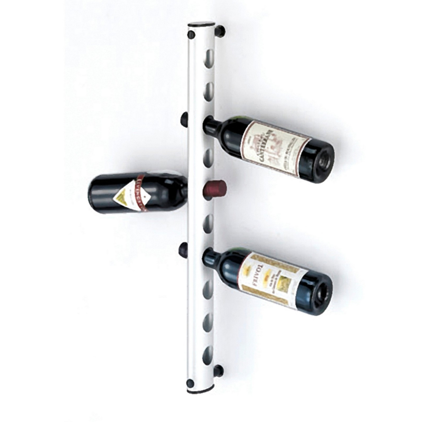 Porta 10 bottiglie VINERIA alluminio cm H66 L4 P10