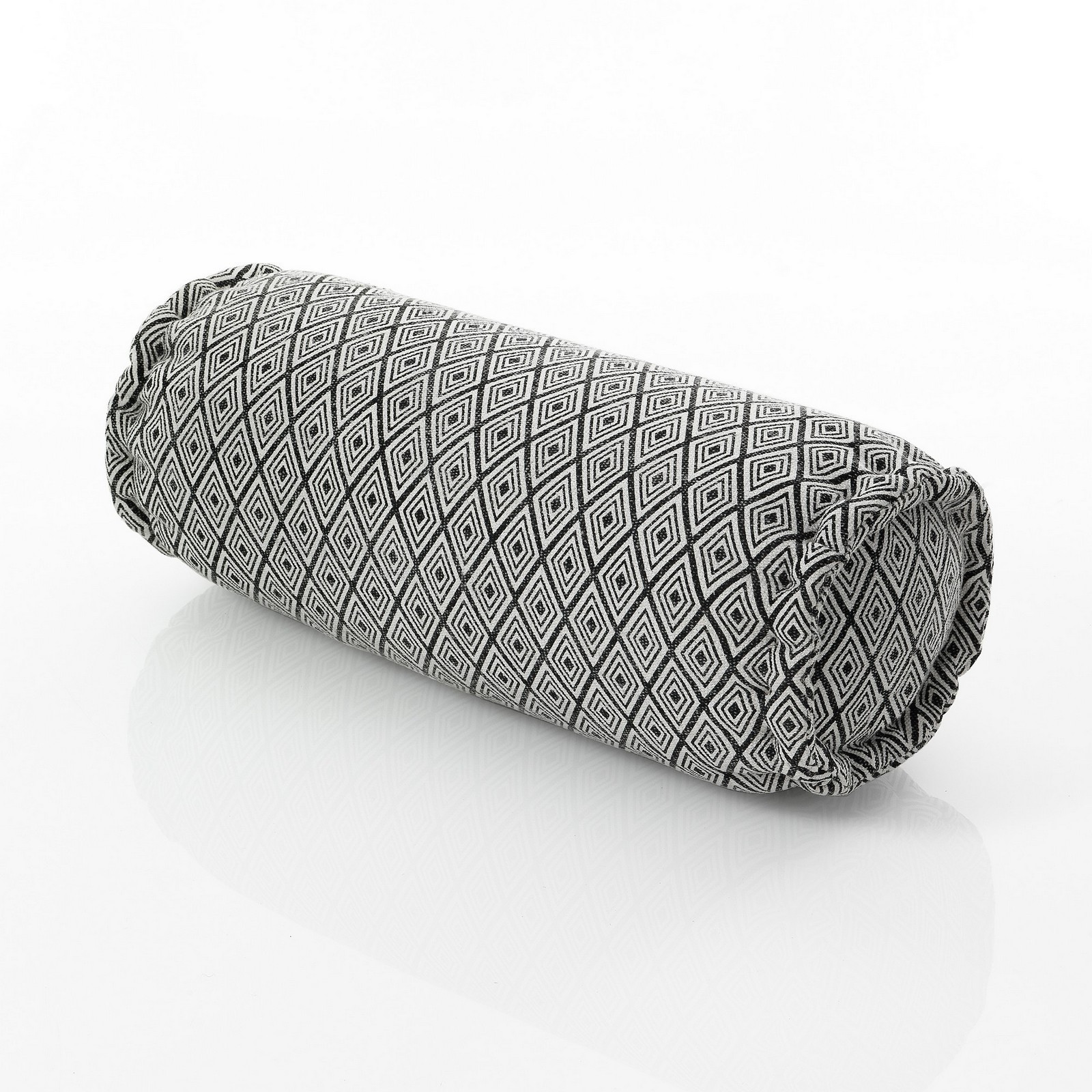 Cuscino a rullo KAMAR GEOMETRIKO 100% cotone colore Grigio
