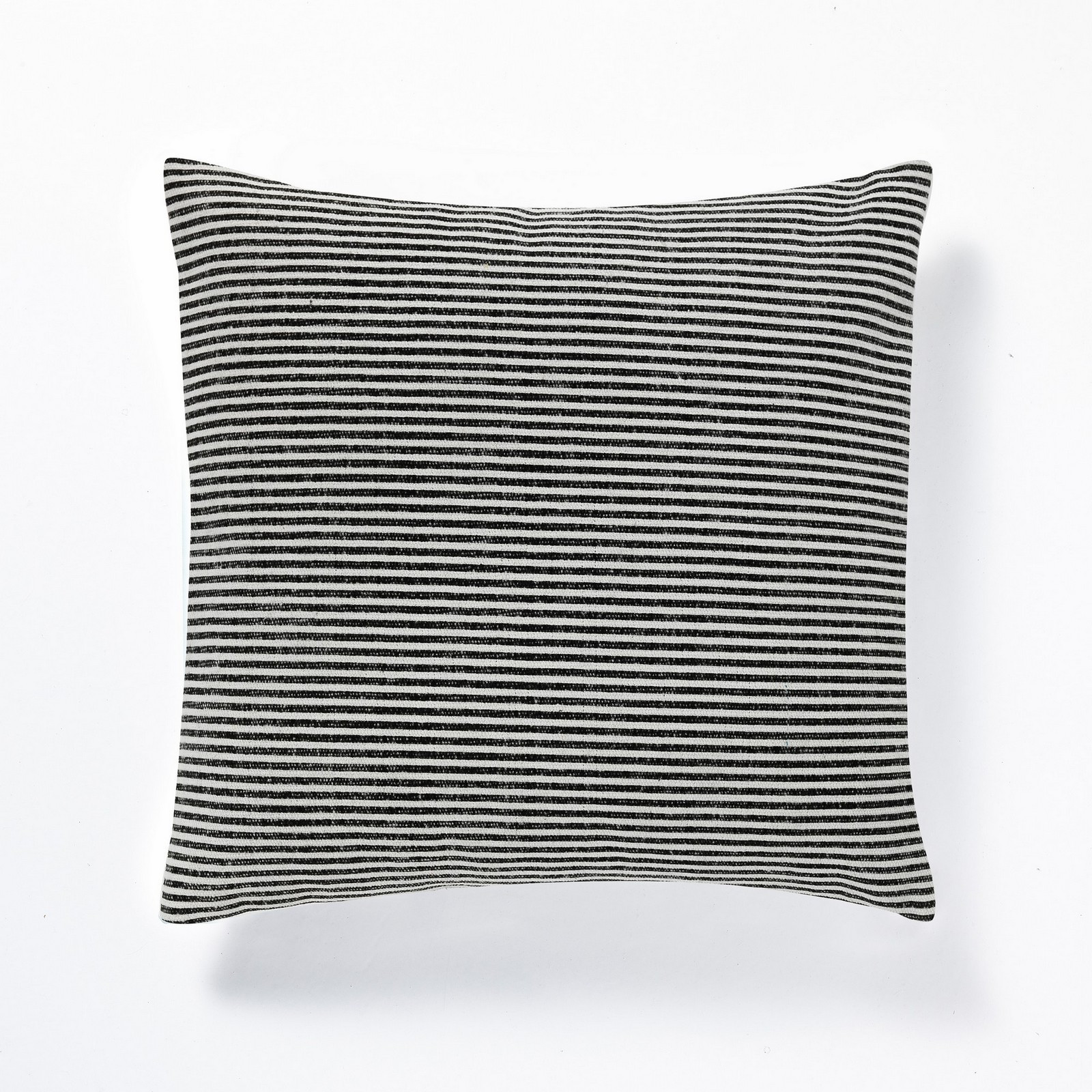 Cuscino KAMAR ROW 100% cotone lato decorato lato a tinta unita 45x45