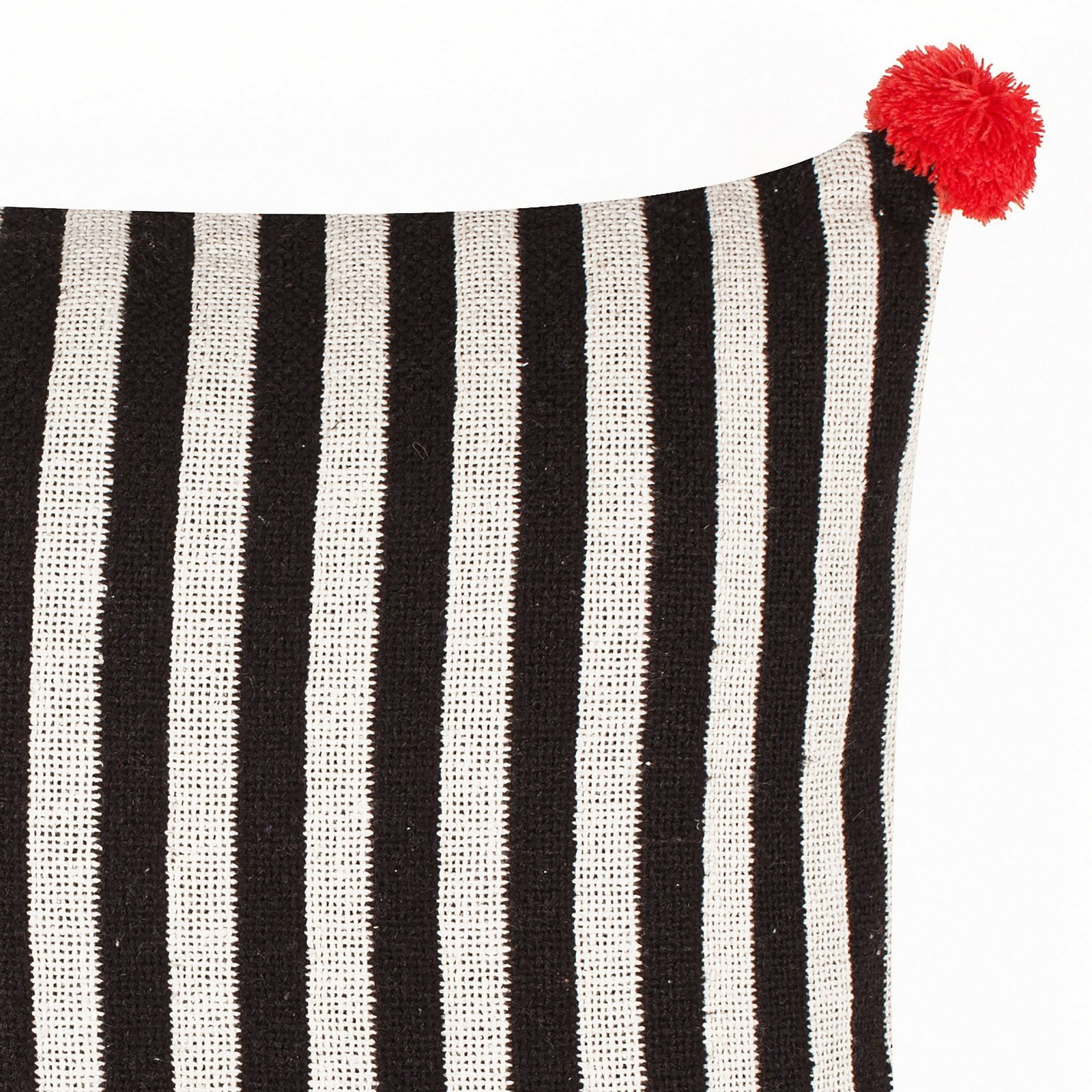 Cuscino ROW 100% cotone a ricghe cm 45x45 Made in INDIA
