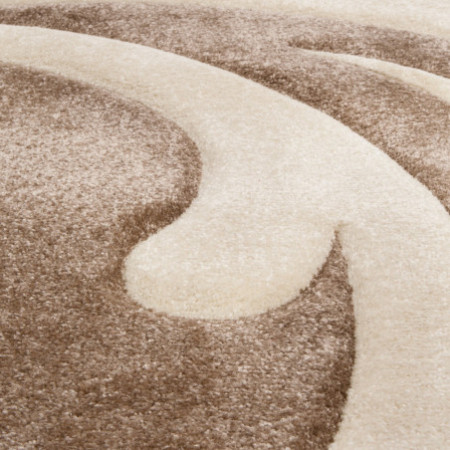 Tappeto VINTAGE CREMA intagliato a mano , 140 x 190 cm
