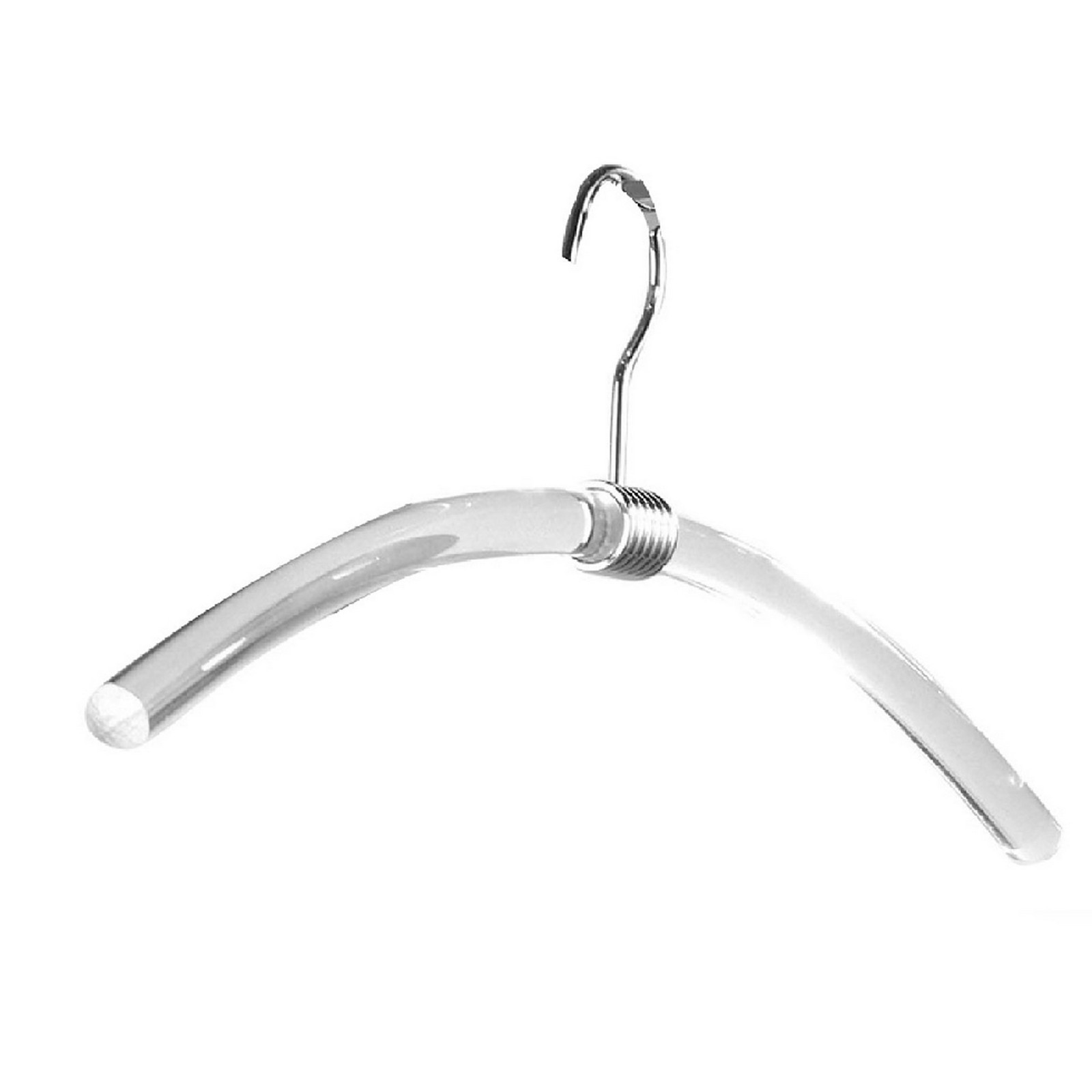 Gruccia appendiabiti CLEAR metacrilato trasparente, H17 L47 cm