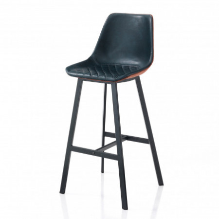 Sgabello Mia Black / Rust