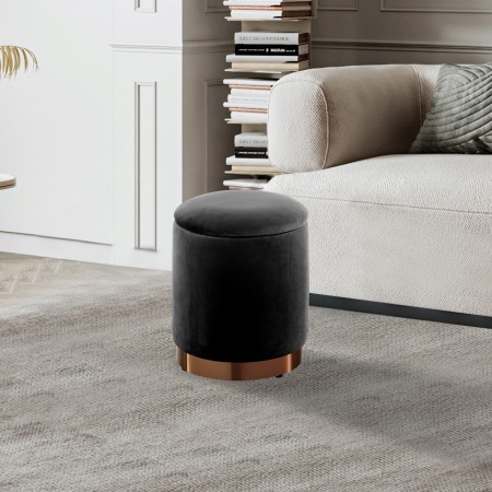 Pouf contenitore ELLA BLACK...