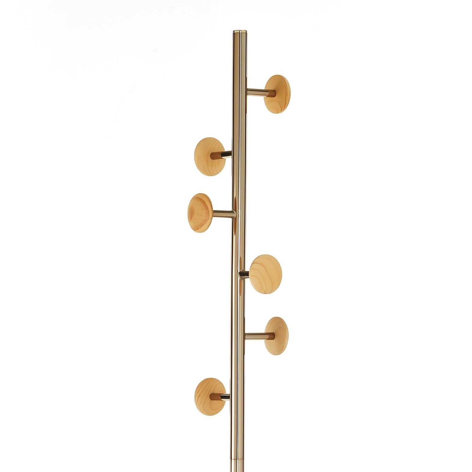 Appendiabiti porta ombrelli BOBO ORO acciaio verniciato Oro Rosa lucido  "Rose Gold" H180 D28