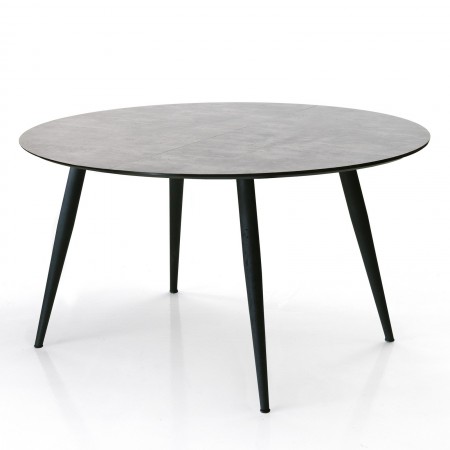 Tavolo allungabile LISO CEMENTO piano finitura cemento H76 P110 L110-150