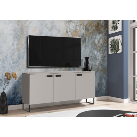 Madia 3 ante CLAIRE CASHMERE finitura Cashmere opaco H90 L184 P40