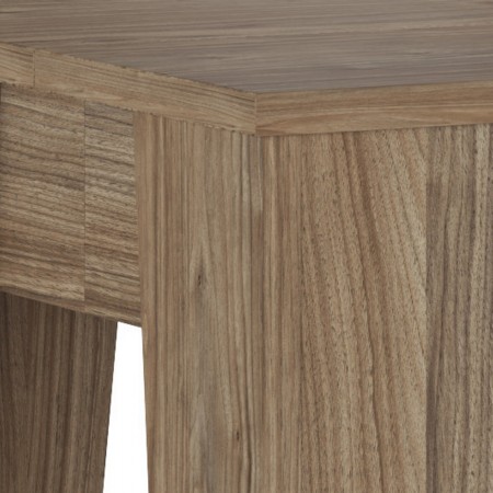 Tavolo Consolle  GABRIEL WOOD finitura Noce Crudo H75 L90 P54 consolle P306 tavolo 14 posti posti a sedere