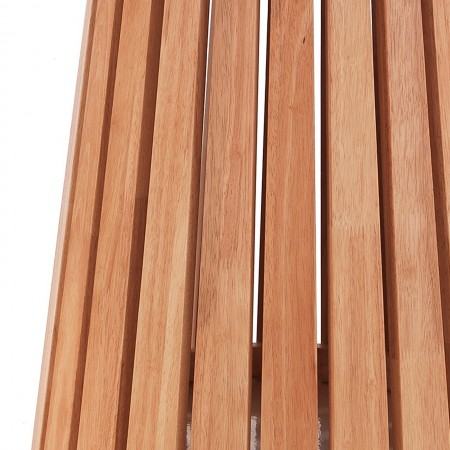 Tavolo ovale RANIA ROVERE struttura legno massello tinto Rovere piano MDF impiallacciato Rovere intarsiato H75 P110 L190