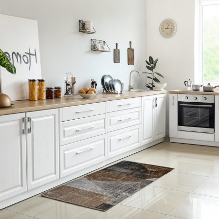 Tappeto corsia REK BROWN 150 cm80x150 soft touch anallergico antiacaro e antitarma facile da pulire