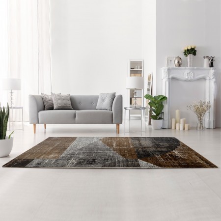 Tappeto REK BROWN 230 cm160x230 soft touch anallergico antiacaro e antitarma facile da pulire