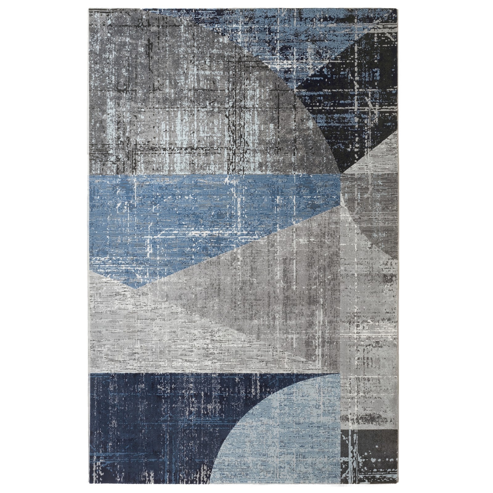 Tappeto REK BLU 230 cm160x230 soft touch anallergico antiacaro e antitarma facile da pulire