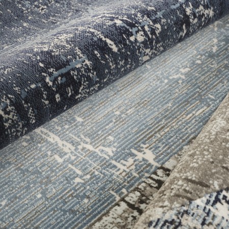 Tappeto REK BLU 230 cm160x230 soft touch anallergico antiacaro e antitarma facile da pulire