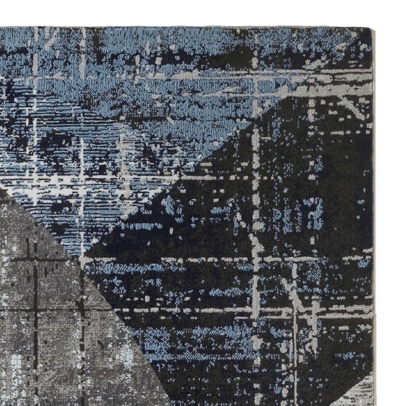 Tappeto REK BLU 230 cm160x230 soft touch anallergico antiacaro e antitarma facile da pulire