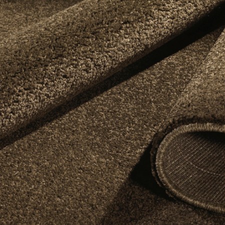 Tappeto bagno scendiletto QUEENS BROWN 110 Marrone cm60x110 soft touch anallergico antiacaro e antitarma facile da pulire