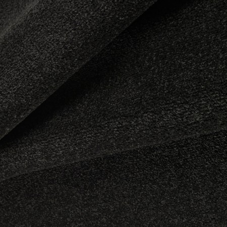 Tappeto QUEENS BLACK 190 Nero cm 133x190 soft touch anallergico antiacaro e antitarma facile da pulire