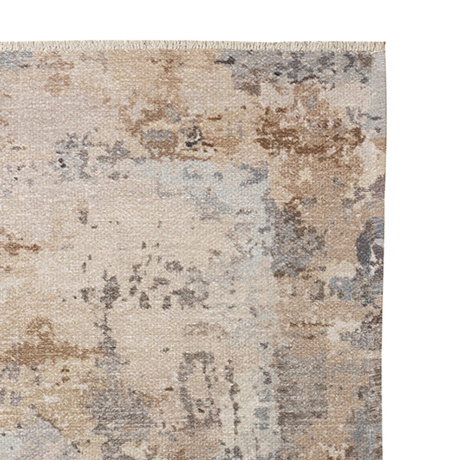 Tappeto corsia KAS 180 cm 58x180 misto cotone riciclato fondo antiscivolo facile da pulire
