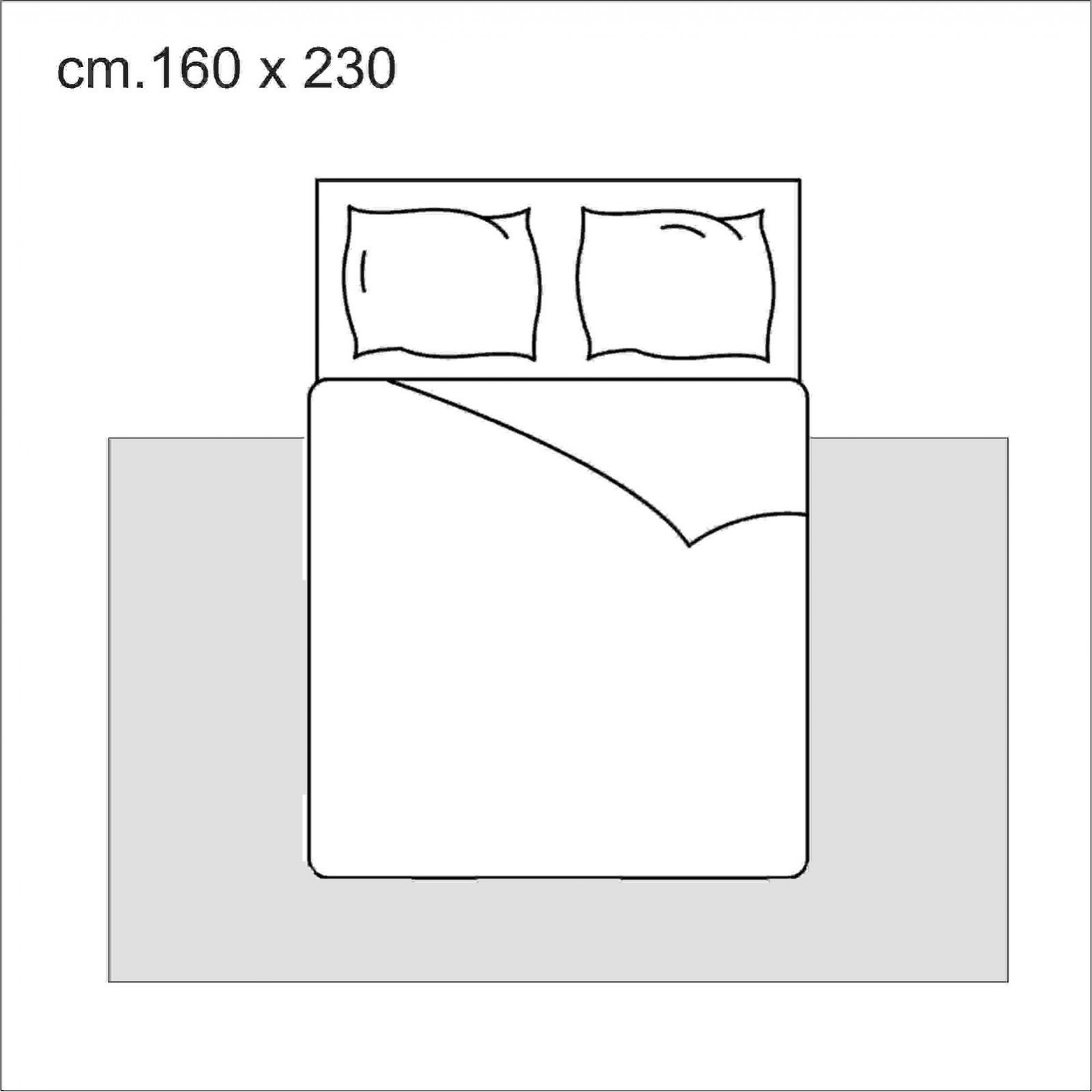 Tappeto QUEENS GREY 230 Grigio cm160x230 soft touch anallergico antiacaro e antitarma facile da pulire
