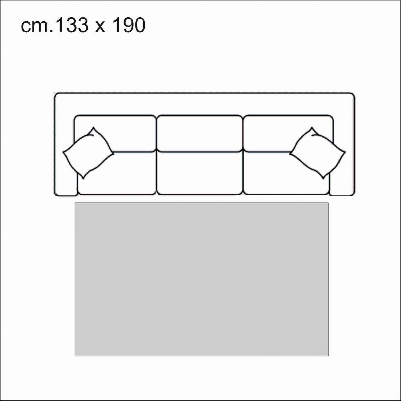 Tappeto MERCURY GREY 190 cm133x190 soft touch anallergico antiacaro e antitarma facile da pulire