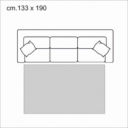 Tappeto REK BROWN 190 cm133x190 soft touch anallergico antiacaro e antitarma facile da pulire