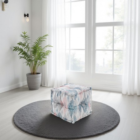 Pouf OUTDOOR KAMAR PASTEL Programma KAMAR - OUTDOOR tessuto waterproof cm. 45 x 45 x 45