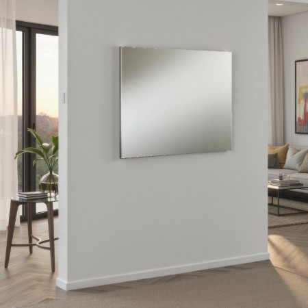Specchio da parete TORONTO WHITE 80 montaggio orizzontale H65 L80 P2