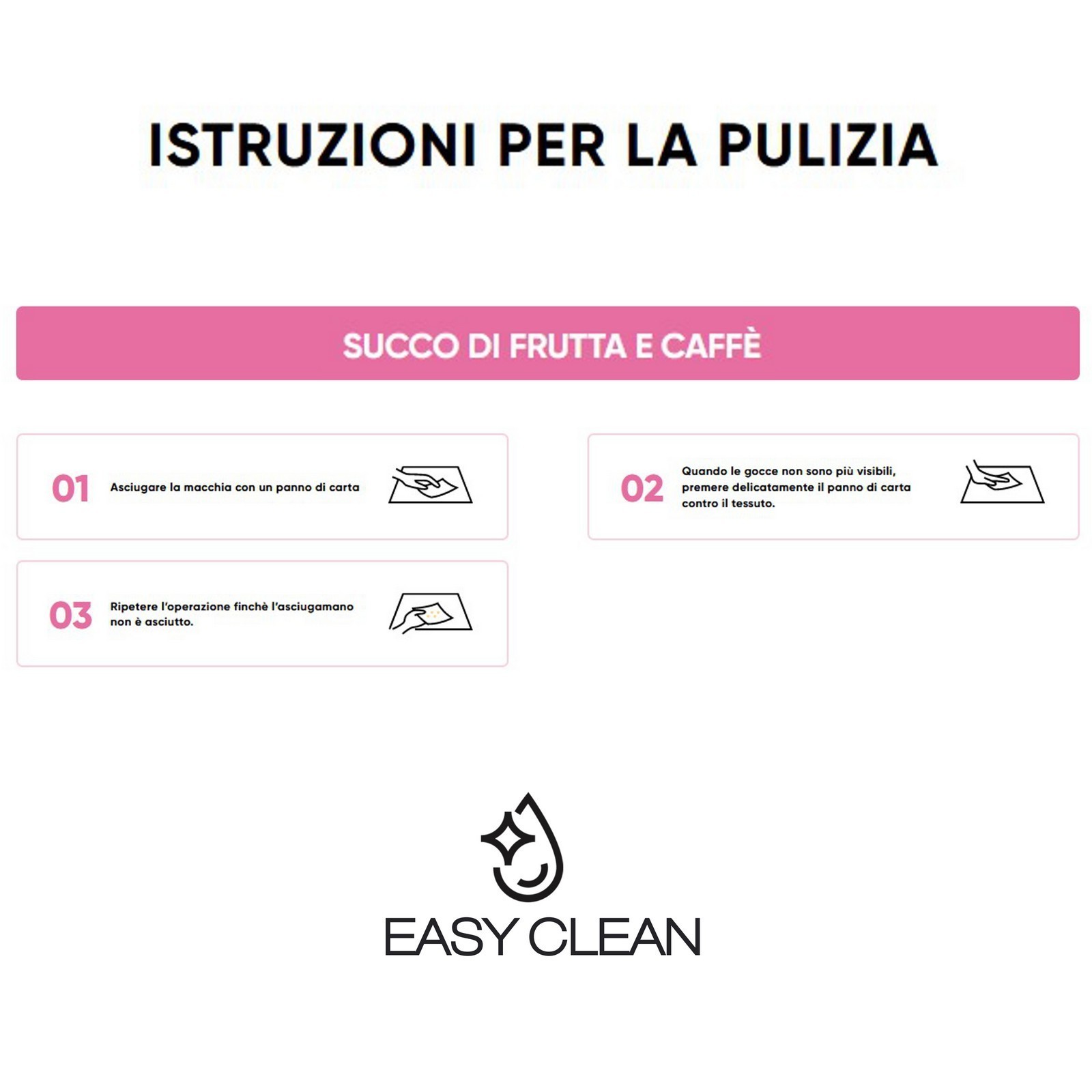 Set 4 Sedie HARA NERA tessuto di colore Nero  tessuto EASY CLEAN di facile pulizia cm H84 L44 P54