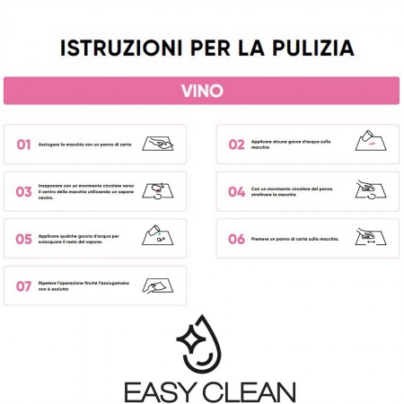 Set 4 Sedie HARA NERA tessuto di colore Nero  tessuto EASY CLEAN di facile pulizia cm H84 L44 P54