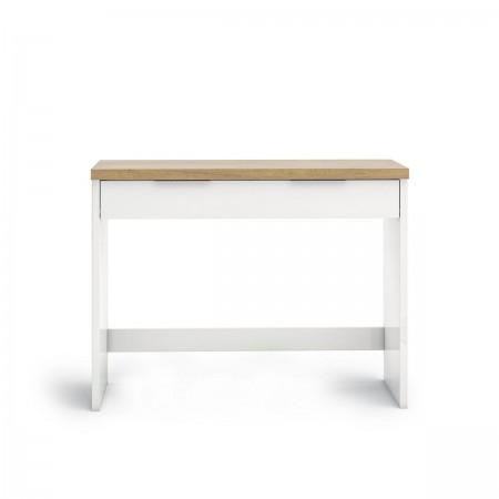 TORONTO WHITE Mobile toilette  laccata Bianco lucido top finitura Rovere cm H79,5 L104,3 P43,4
