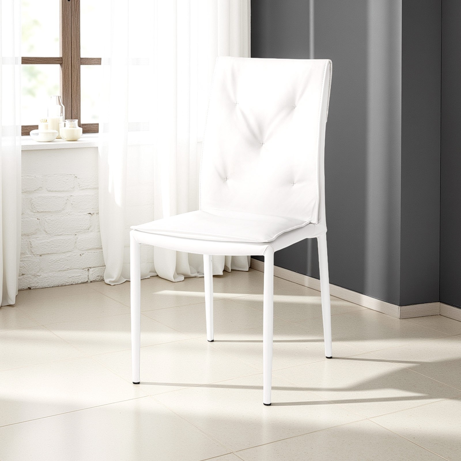 Sedie Anja White