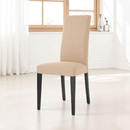 Set 2 Sedie XENIA TESSUTO BEIGE colore Beige cm H100 L46 P45 MADE IN ITALY