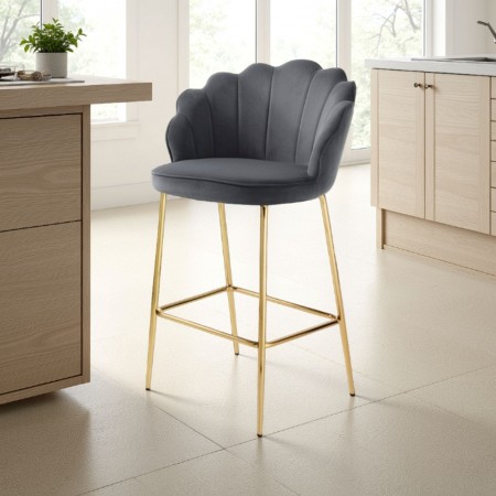 Sgabello Charlotte Grey