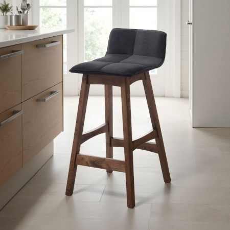 Sgabello Margaret Dark Wood