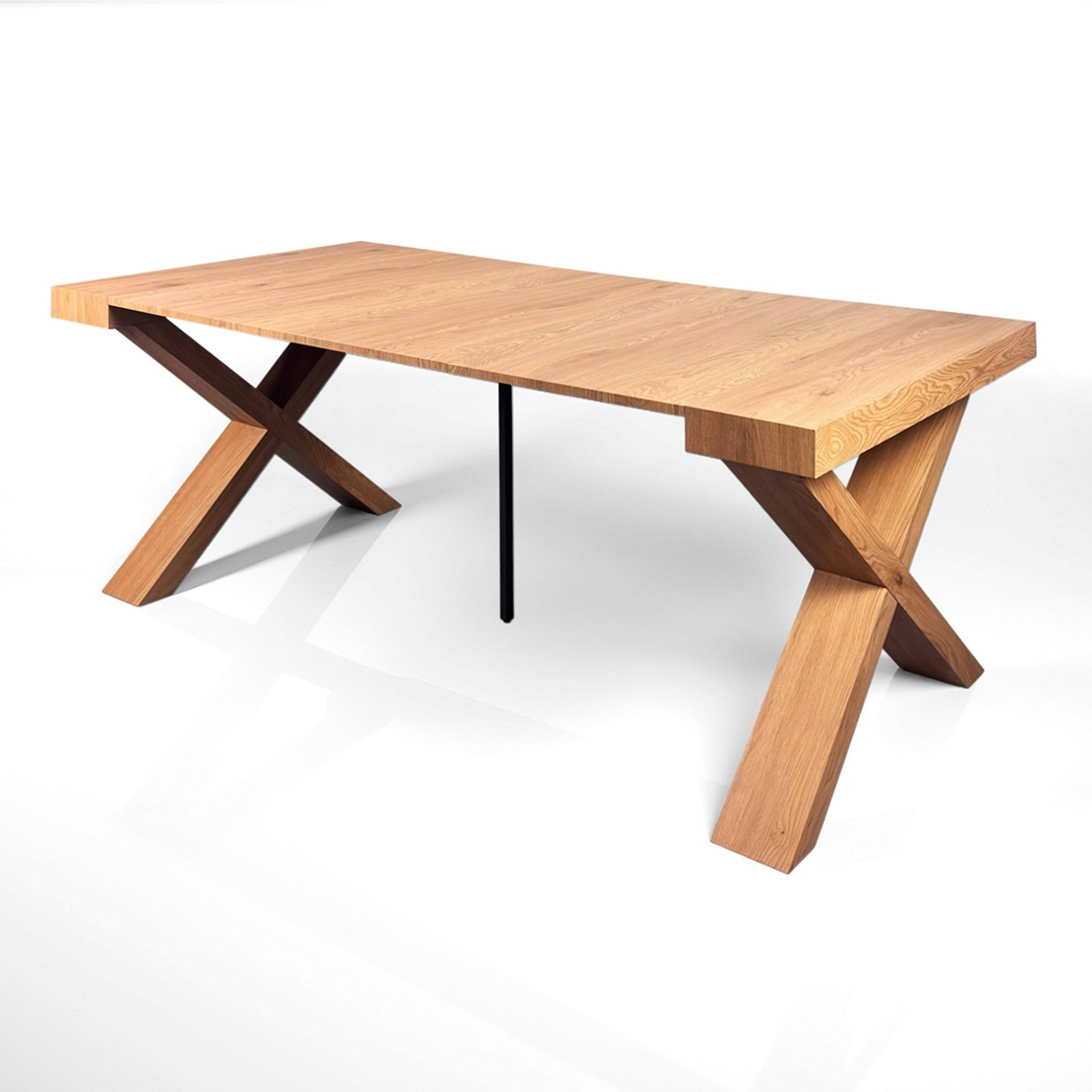 Tavolo allungabile consolle STIV ROVERE MDF finitura Rovere cm H75 P45/95/145/195 L90