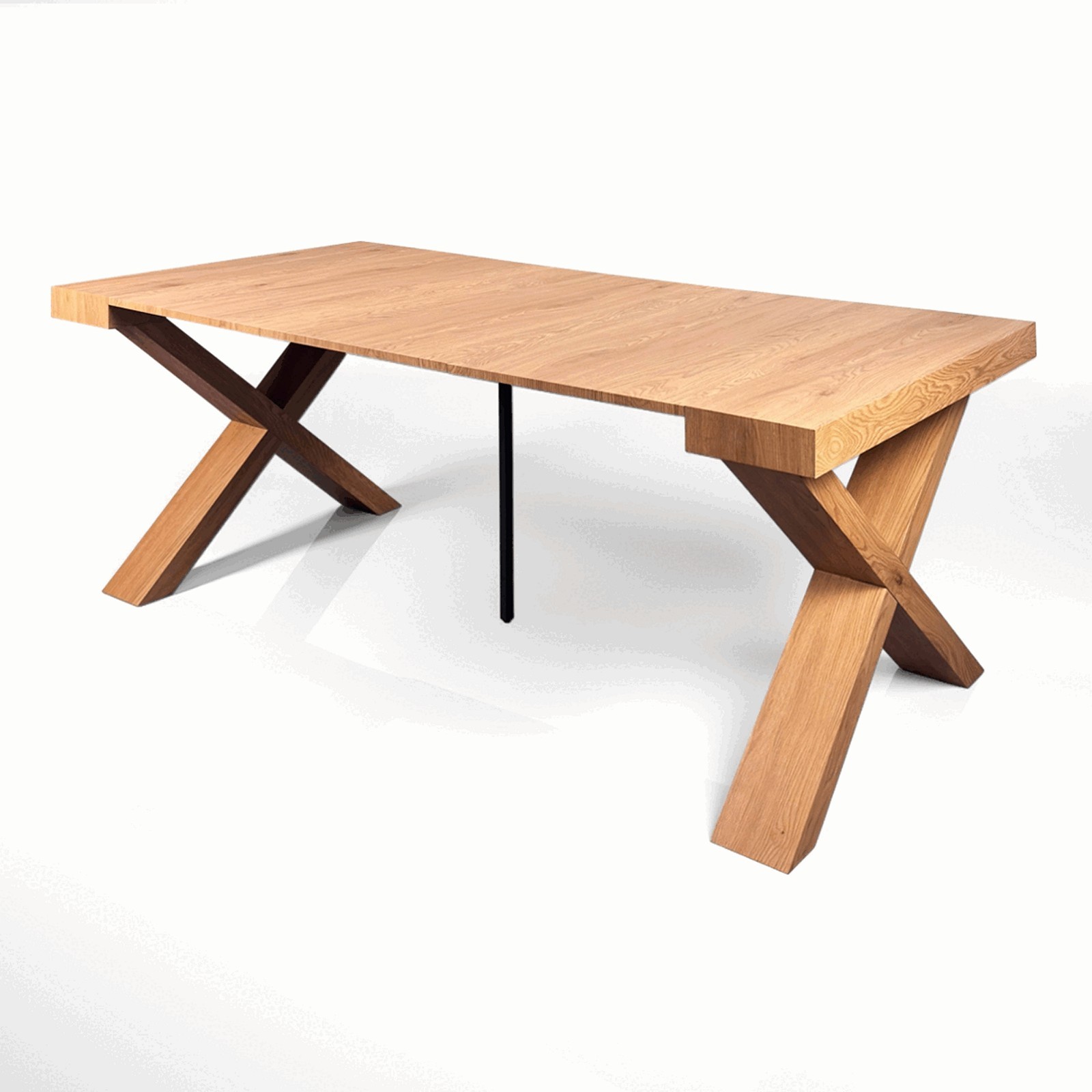 Tavolo allungabile consolle STIV ROVERE MDF finitura Rovere cm H75 P45/95/145/195 L90