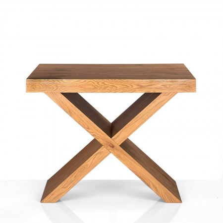 Tavolo allungabile consolle STIV ROVERE MDF finitura Rovere cm H75 P45/95/145/195 L90