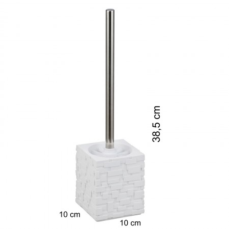 Set bagno PETRA BIANCO  poliresina bianca