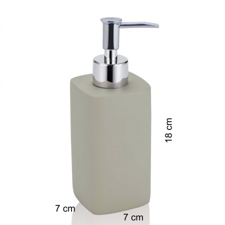 Set bagno KERAMIK realizzato in ceramica colore Tortora