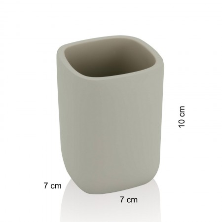 Set bagno KERAMIK realizzato in ceramica colore Tortora