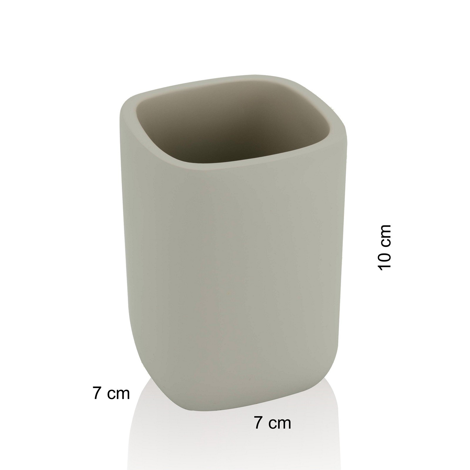 Set bagno KERAMIK realizzato in ceramica colore Tortora