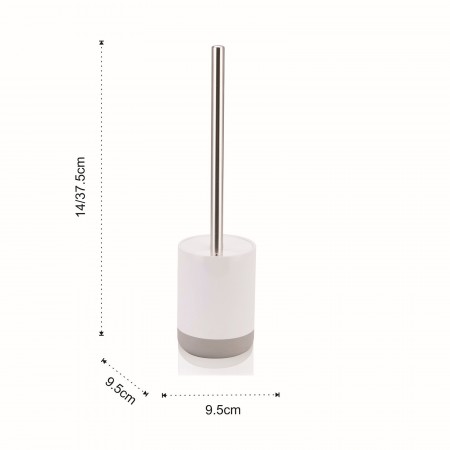 Set bagno RAUL realizzato in Poliresina Bianca semilucida