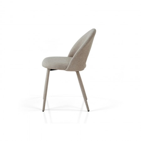 Sedia BABI BEIGE tessuto BEIGE tessuto EASY CLEAN di facile pulizia H79 L51 P54