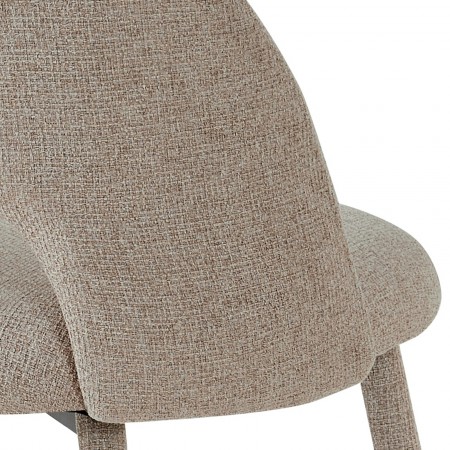 Sedia BABI BEIGE tessuto BEIGE tessuto EASY CLEAN di facile pulizia H79 L51 P54