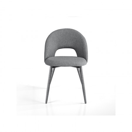 Sedia BABI GRIGIA tessuto GRIGIO tessuto EASY CLEAN di facile pulizia H79 L51 P54