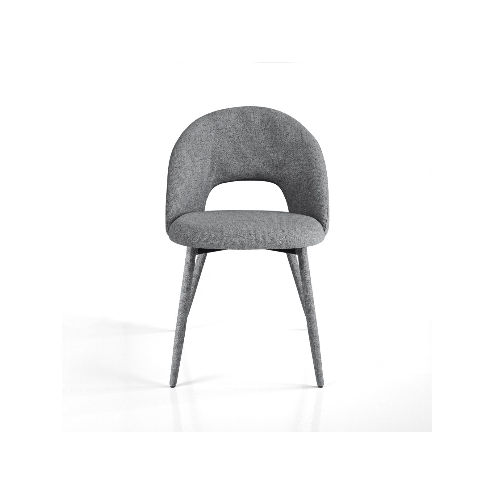 Sedia BABI GRIGIA tessuto GRIGIO tessuto EASY CLEAN di facile pulizia H79 L51 P54