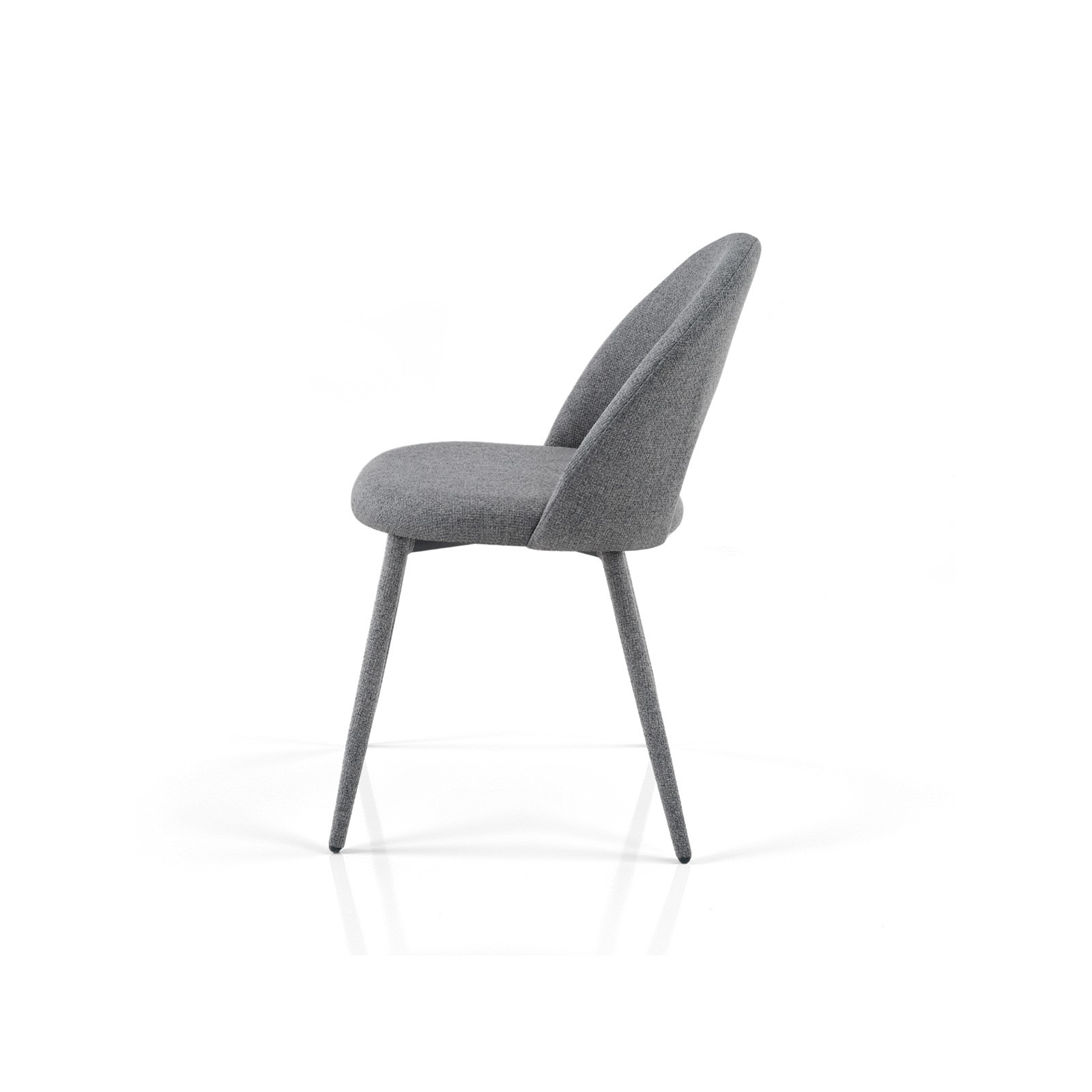 Sedia BABI GRIGIA tessuto GRIGIO tessuto EASY CLEAN di facile pulizia H79 L51 P54