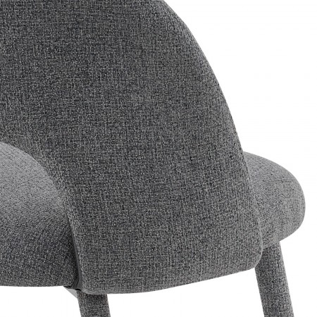 Sedia BABI GRIGIA tessuto GRIGIO tessuto EASY CLEAN di facile pulizia H79 L51 P54