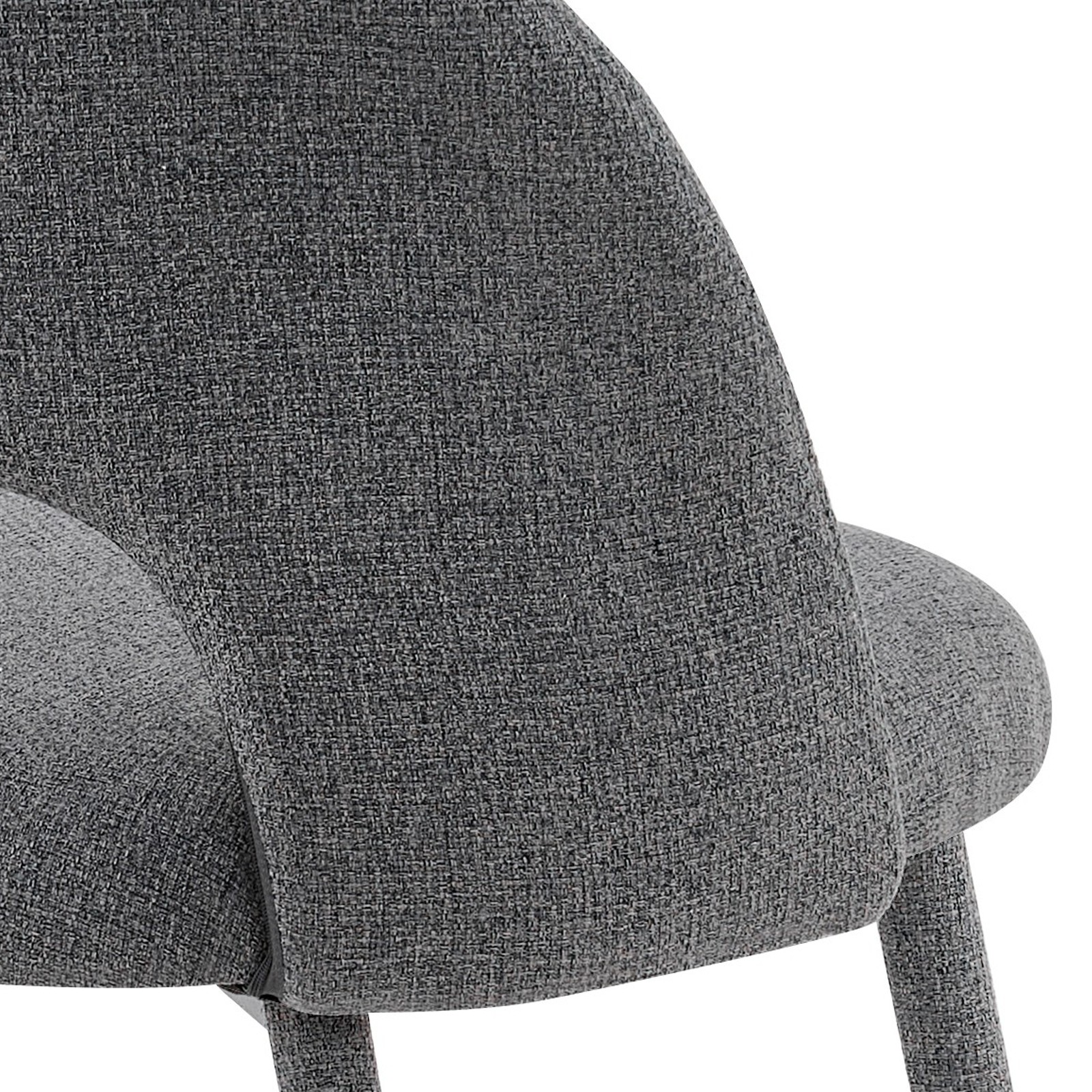 Sedia BABI GRIGIA tessuto GRIGIO tessuto EASY CLEAN di facile pulizia H79 L51 P54