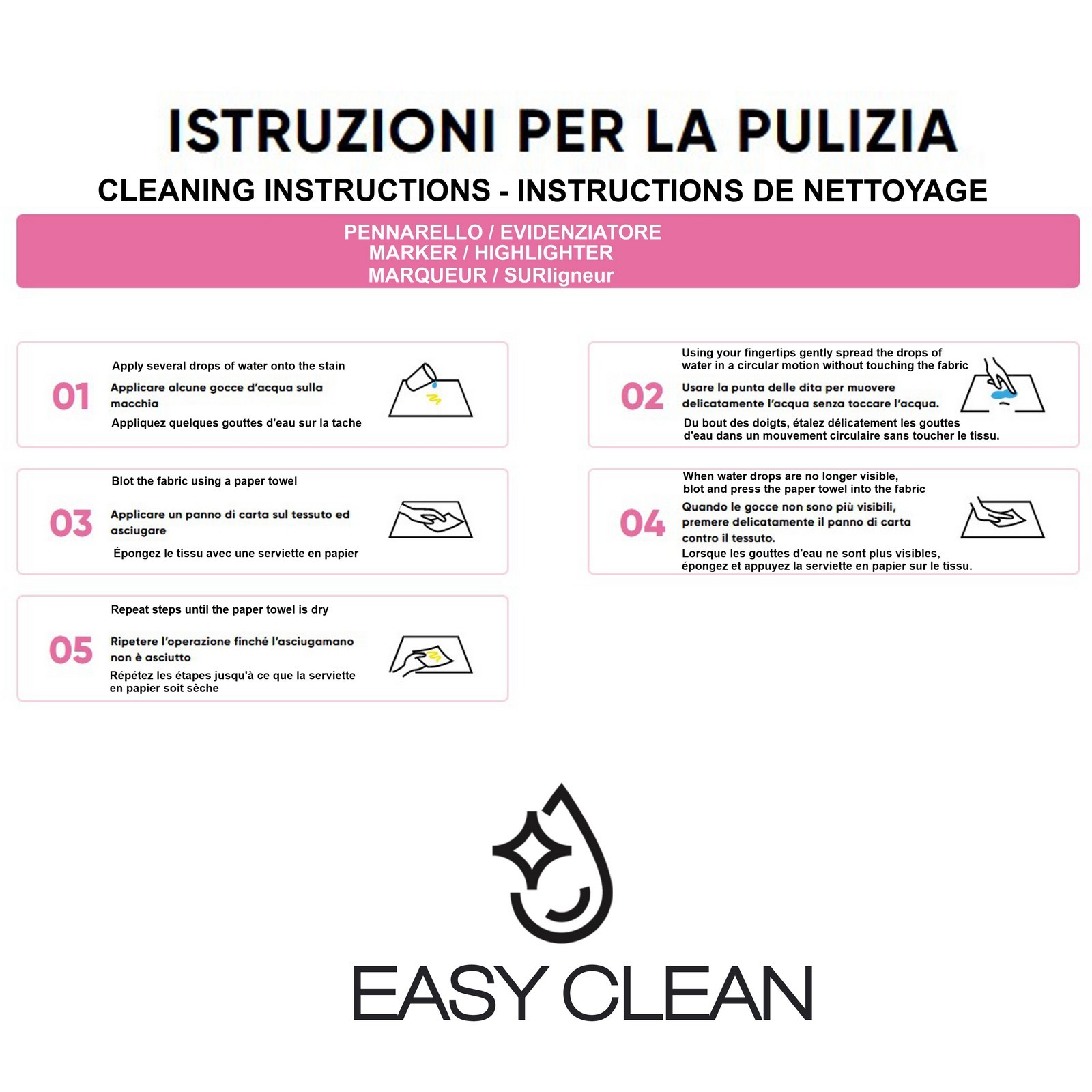 Sedia CLARA BEIGE tessuto BEIGE tessuto EASY CLEAN H85 L50  P57